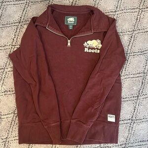 Quarter zip roots sweatshirt
